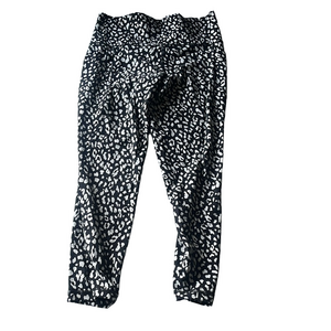 Athleta 7/8 leopard black and white animal print Patterned Leggings